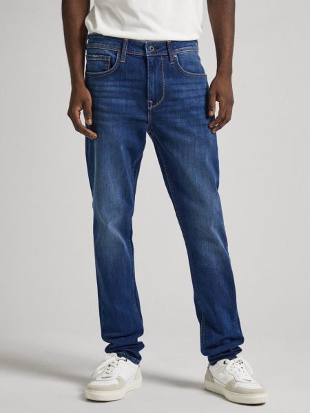 Skinny fit kavbojke Pepe Jeans modra