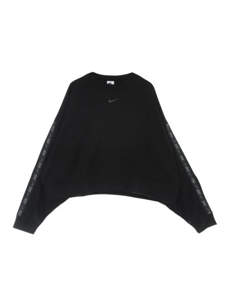 Oversize sweatshirt mit rundhalsausschnitt Nike schwarz