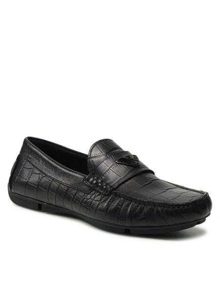 Mokasyny EMPORIO ARMANI - X4B124 XN167 00002 Black
