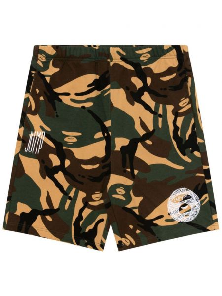 Kratke hlače s printom s camo uzorkom Aape By *a Bathing Ape® zelena