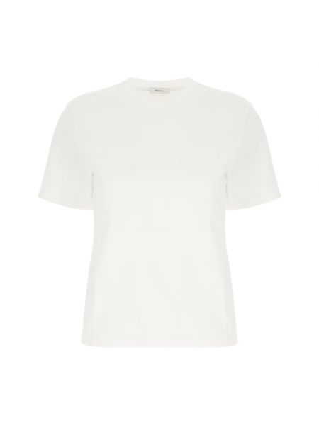 Biała koszulka bawełniana Salvatore Ferragamo