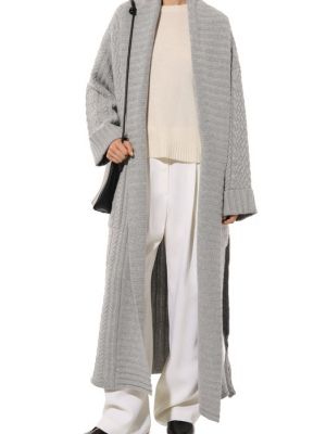 Кашемировый шерстяной кардиган Yana Dress серый
