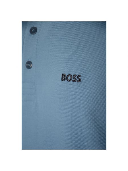 Polo elegante Boss azul