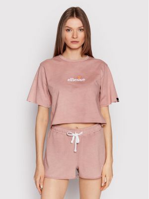 T-shirt Ellesse, różowy