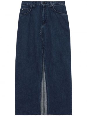 Džínsová sukňa Rag & Bone modrá