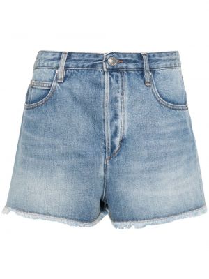Kratke jeans hlače Isabel Marant modra