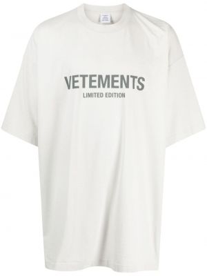 T-shirt Vetements grigio