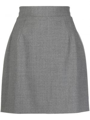 Mini suknja Alexandre Vauthier siva
