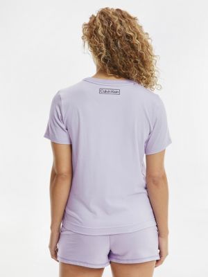 Pizsama Calvin Klein Underwear lila