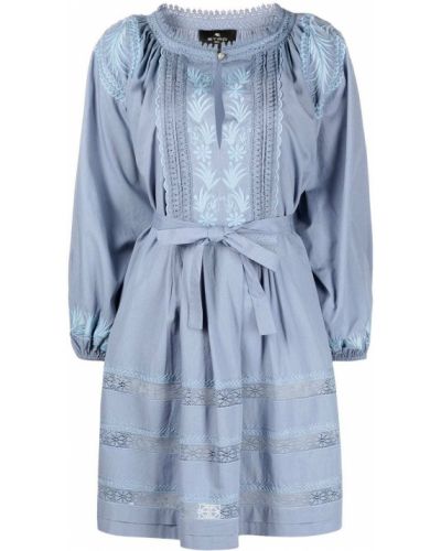 Bomull dress Etro blå