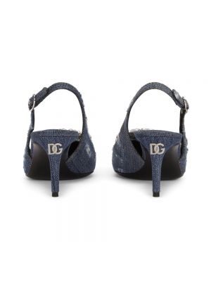 Calzado slingback Dolce & Gabbana azul
