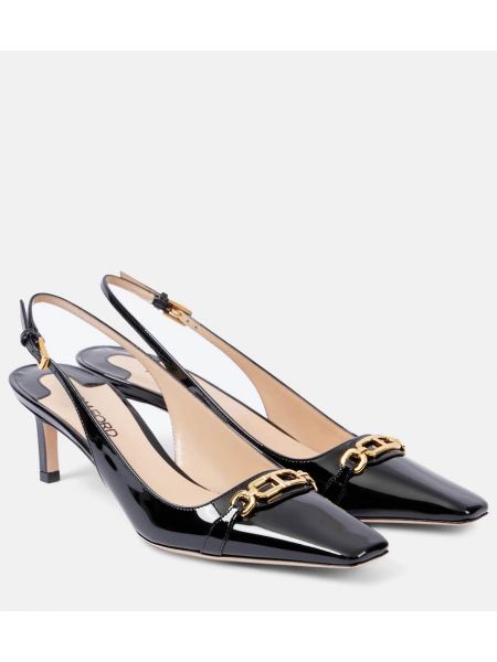 Slingback lakkskinn lær pumps Tom Ford svart