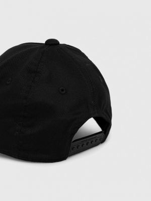 Хлопковая кепка с принтом Armani Exchange черная