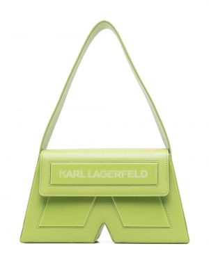 Borsa a spalla Karl Lagerfeld verde