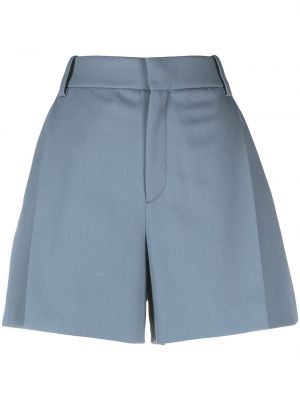 Pantalones cortos de cintura alta Chloé azul