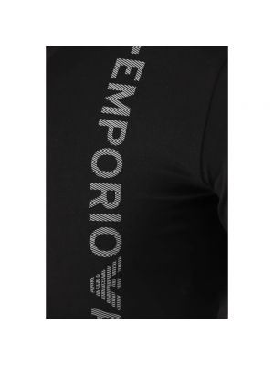 Camiseta de manga larga Emporio Armani negro