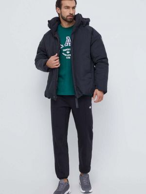 Pernata jakna oversized Adidas crna