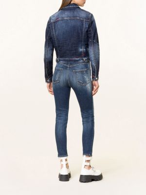Kurtka jeansowa Dsquared2 niebieska