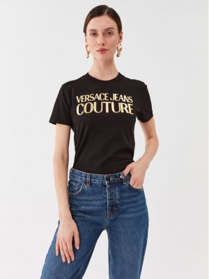Tricou Versace Jeans Couture negru