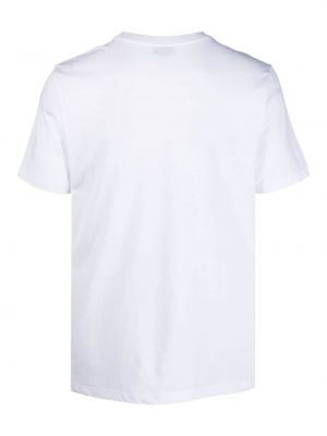Kokvilnas t-krekls ar apdruku Ballantyne balts