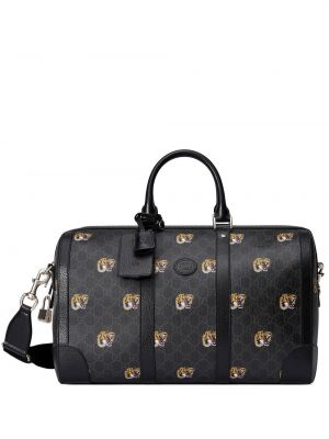 Чанта с принт с тигров принт Gucci
