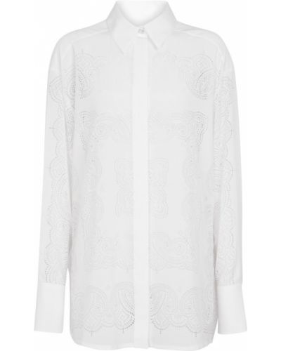 Długa koszula z długim rękawem Givenchy - biały
