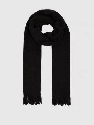 Черный шерстяной шарф Toteme