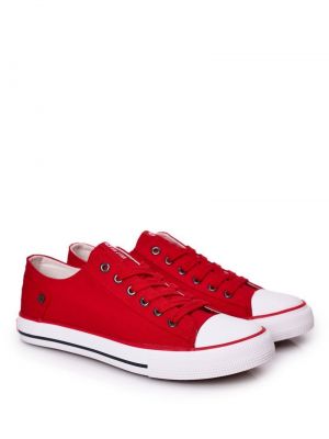 Sneakerși cu stele Big Star Shoes roșu