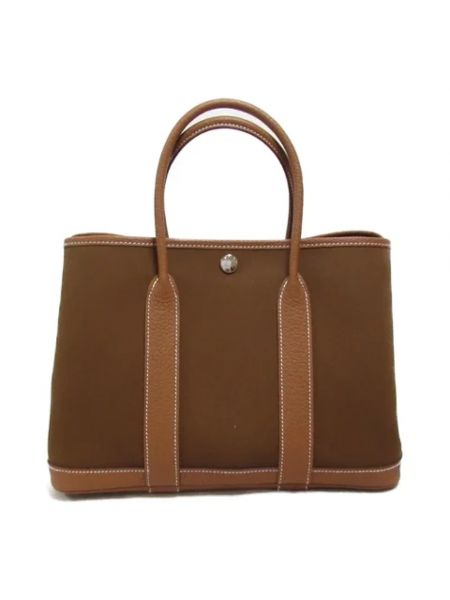 Bolso shopper retro Hermès Vintage marrón