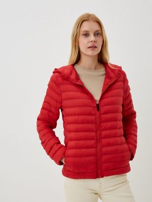 Утепленная демисезонная куртка Vitacci красная