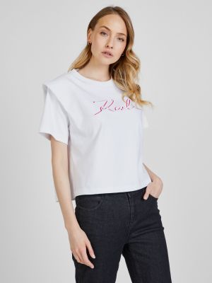 Koszulka z poduszkami na ramionach Karl Lagerfeld