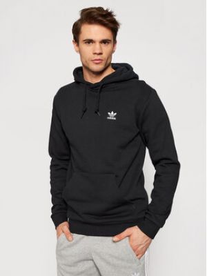 Mikina s kapucňou Adidas - čierna