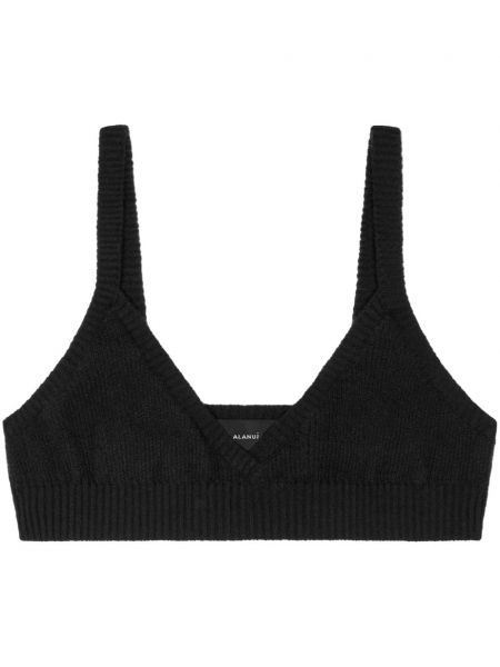 V-hals bralette Alanui sort