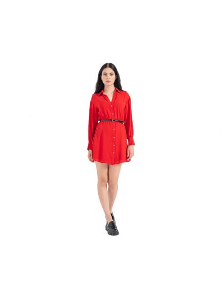 Sukienka mini klasyczna Liu Jo czerwona