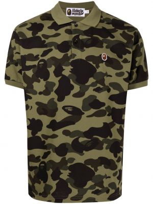 T-shirt con stampa camouflage A Bathing Ape® verde