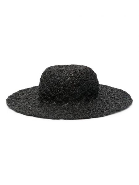 Плетена шапка Isabel Marant черно