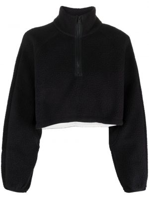 Hanorac din fleece Calvin Klein negru