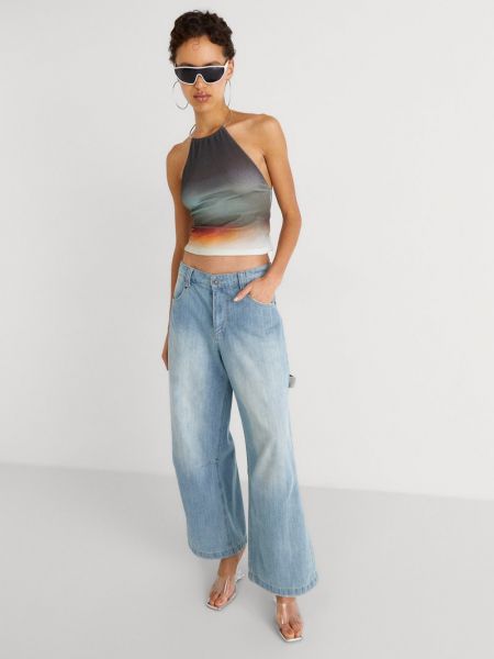 Jeansy relaxed fit Jaded London niebieskie