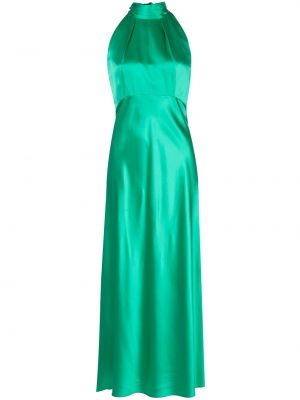 Zelené šaty ke kolenům Saloni