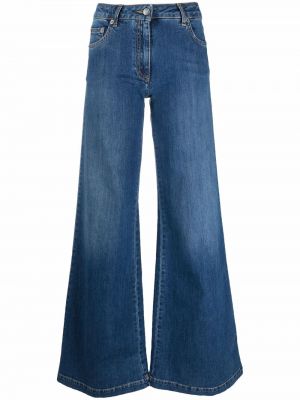 Brodert jeans Moschino blå