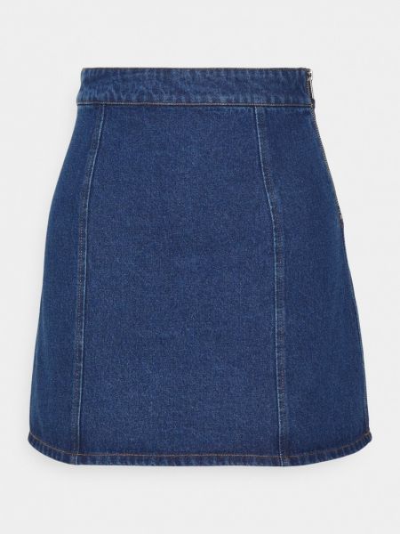 Spódnica jeansowa Vila Petite niebieska
