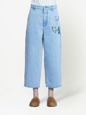 Jeans mit stickerei ausgestellt Marni