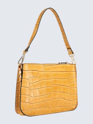 Кожаная сумка Tuscany Leather желтая