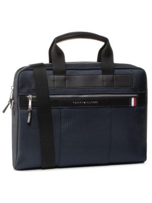 Nailoninė nešiojamo kompiuterio krepšys Tommy Hilfiger mėlyna