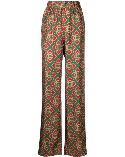 Pantalones bootcut Casablanca rojo