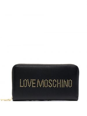 Kožená peněženka se cvočky Love Moschino