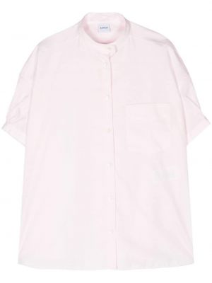 Bavlněná košile Aspesi růžová