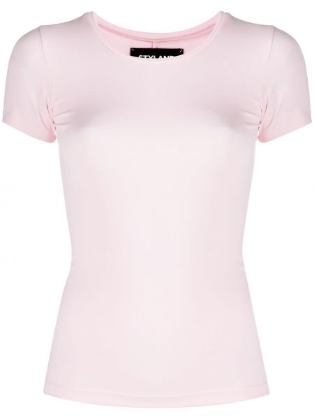 Camiseta manga corta Styland rosa