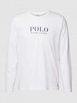 Polo z długim rękawem Polo Ralph Lauren Underwear biała