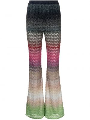 Strikket flare bukser Missoni rosa